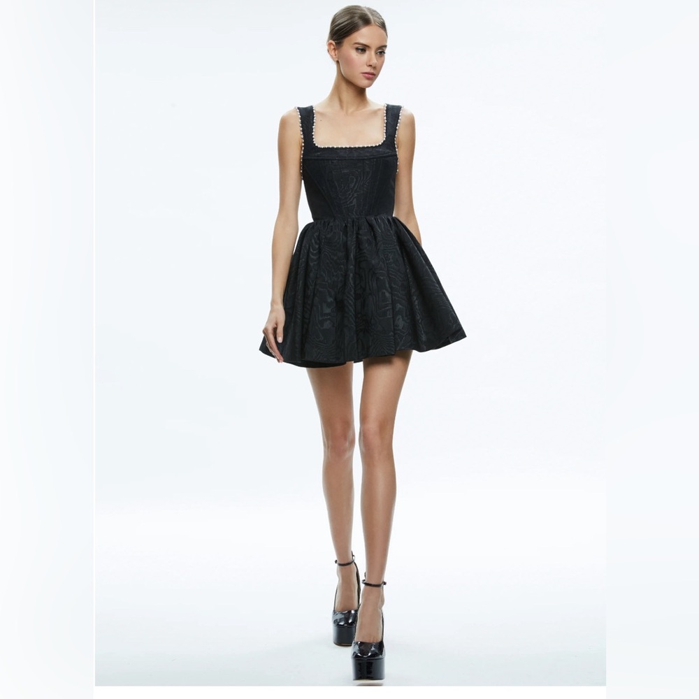 ✨Host Pick✨Alice & Olivia Guinevere Bustier Dress- Sz 6 - Picture 2 of 7